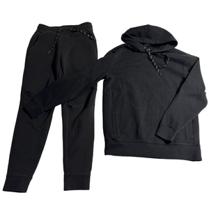 Gap Fit Performance Breathable Activewear Black Hoodie Joggers Matching Set XS/S
